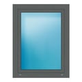 Fenster 87x113 cm Basaltgrau genarbt