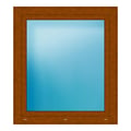 Fenster 100x113 cm Golden Oak genarbt
