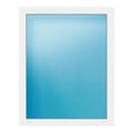 Festverglasung 100x125 cm Weiß