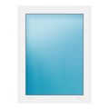 Außenansicht Festverglasung 70x92,3 cm Weiß