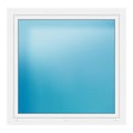 Fenster 132x129 cm Weiß