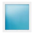 Festverglasung 90x95 cm Weiß