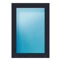 Fenster 101x146 cm Anthrazit genarbt