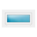 Fenster 80x43 cm Weiß