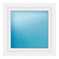 Fenster 85x85 cm Weiß