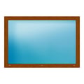 Festverglasung 159x108 cm Golden Oak genarbt
