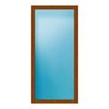 Festverglasung 97,5x203,5 cm Golden Oak genarbt