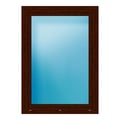 Fenster 100x140 cm Mooreiche genarbt