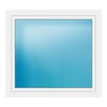 Fenster 126x115 cm Weiß