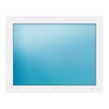 Festverglasung 102x80 cm Weiß
