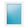 Festverglasung 62x81 cm Weiß