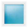 Fenster 111x112,5 cm Weiß