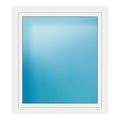 Fenster 115x129 cm Weiß