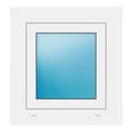 Fenster 54x57 cm Weiß