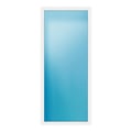 Festverglasung 106x246 cm Weiß