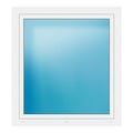 Fenster 114x124 cm Weiß