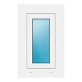 Fenster 40x63 cm Weiß
