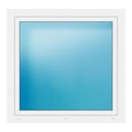 Fenster 116x112 cm Weiß