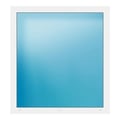 Festverglasung 120x130 cm Weiß