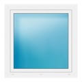 Fenster 100x101 cm Weiß