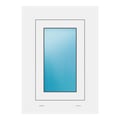 Fenster 44x62 cm Weiß