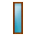 Festverglasung 50x160 cm Golden Oak genarbt