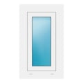 Fenster 44x74 cm Weiß