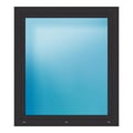 Fenster 120x137 cm Anthrazit genarbt