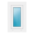 Fenster 42x68 cm Weiß
