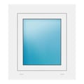 Fenster 58x65 cm Weiß
