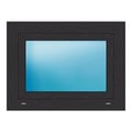 Fenster 80x60 cm Anthrazit genarbt