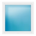 Fenster 132x134 cm Weiß