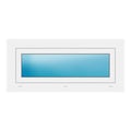 Fenster 100x45 cm Weiß