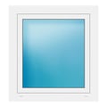 Fenster 82x88 cm Weiß