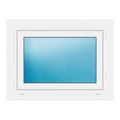 Fenster 77x58 cm Weiß