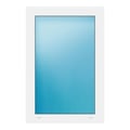 Festverglasung 66x98 cm Weiß