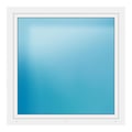 Fenster 136x136 cm Weiß