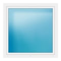 Fenster 130x130 cm Weiß