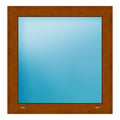 Festverglasung 79x81 cm Golden Oak genarbt