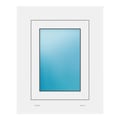Fenster 48x60 cm Weiß