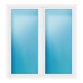 Terrassentür 180x190 cm Weiß