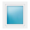 Fenster 71,5x77 cm Weiß