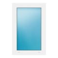 Festverglasung 56x86 cm Weiß