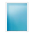 Festverglasung 126x166 cm Weiß
