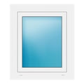 Fenster 66x77,5 cm Weiß