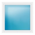 Fenster 130x129 cm Weiß