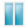 Terrassentür 168x200 cm Weiß