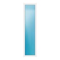 Festverglasung 60x236 cm Weiß