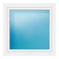 Fenster 100x99,5 cm Weiß