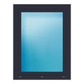 Fenster 93x122 cm Anthrazit Feinstruktur